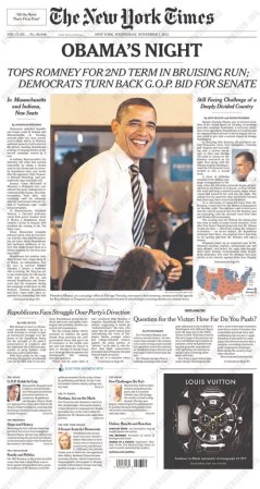 The New York Times: La noche de Obama.