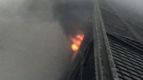 Incendio masivo en Bridgeport