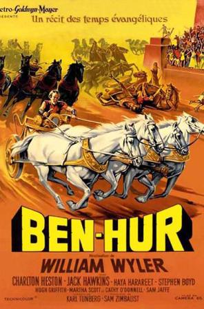 Viajando un poco al pasado, Ben-Hur es un clásico de los clásicos. Trata sobre el comienzo del cristianismo en Roma.