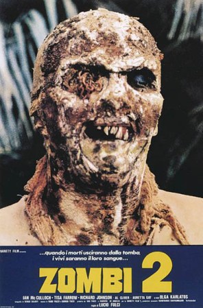 El film de terror "Zombie 2", rodada en 1979, se encuentra entre las primeras películas que optaron por los escenarios dominicanos.