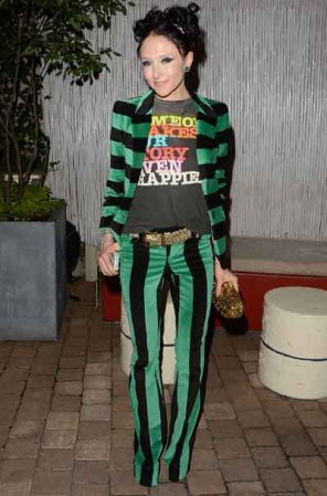 Stacey Bendet prefirió el estilo “arlequín” para la alfombra roja.