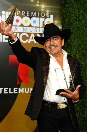 Joan Sebastian en los Billboard Mexicanos 2013.