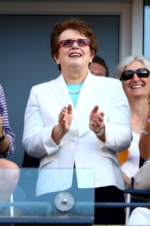 La legendaria estrella de tenis Billie Jean King se ha convertido en una activista de derechos de los homosexuales.