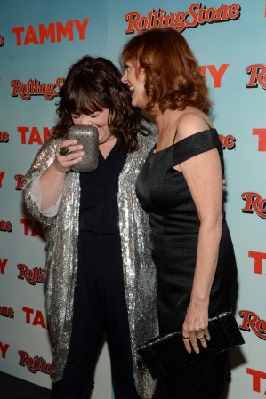 Melissa McCarthy y Susan Sarandon, protagonistas de la película “Tammy”, asisten a una presentación especial de su cinta en Nueva York.