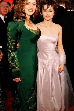 ¿Y qué me dicen del vestido verde esmeralda de Kate Winslet?