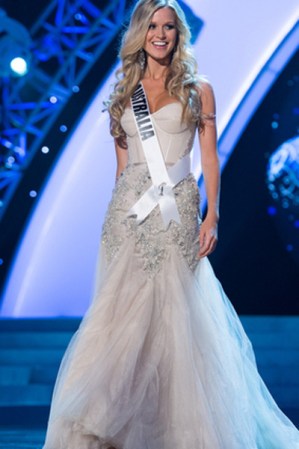 Miss Australia brilló como una de las cinco finalistas.
