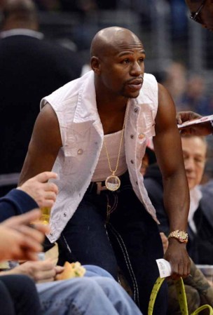 El boxeador Floyd Mayweather Jr.