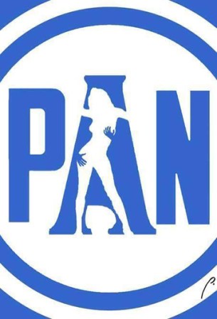 Y como dejar atrás el nuevo logo del PAN, partido político mexicano, tras el escándalo por la fiesta privada que organizaron sus diputados.