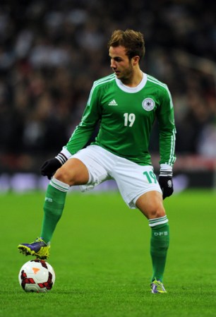 Mario Goetze de la selección alemana.