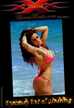 Ahora Olivia Sprauer se hace llamar Victoria Valantine James. Y cree que la publicidad la hará triounfar como modelo.