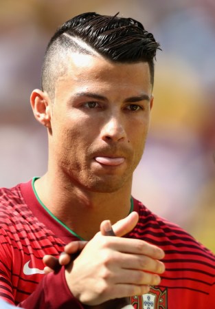 El jugador de Portugal, Cristiano Ronaldo