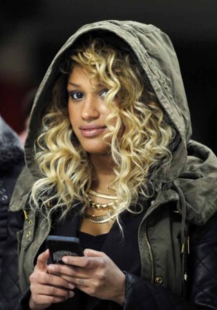 Fanny Neguesha, la novia del futbolista italiano Mario Barwuah Balotelli.