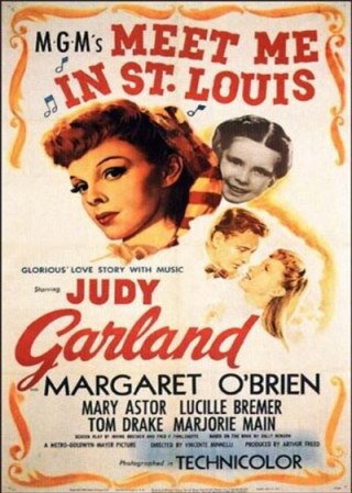 10. Meet Me in St. Louis (1944) - Con Judy Garland. Cuatro hermanas resienten la noticia de que tienen que cambiarse a vivir a Nueva York.