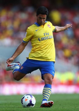 Mikel Arteta, del Arsenal.