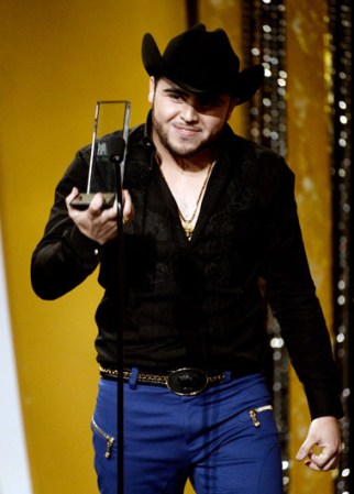 Geradro Ortiz en los Billboard Mexicanos 2013.