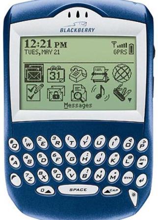 Para el 2002, conocimos la adicción al primer Blackberry 6230 de Rim.