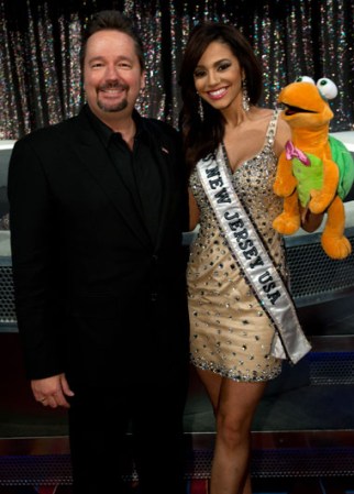 Miss New Jersey USA 2013, Libell Duran with Terry Fator after the Terry Fator: The Voice of Entertainment show at the Mirage, Las Vegasin Las Vegas, Nevada on Monday June 10, 2013. She will spend the next week touring, filming, rehearsing, and making new friends while preparing to compete for the coveted Miss USA Diamond Nexus Crown. Tune in to the crowning moment LIVE on NBC starting at 9:00 PM ET on June 16th, 2013 from PH Live.
HO/Miss Universe Organization L.P., LLLP.