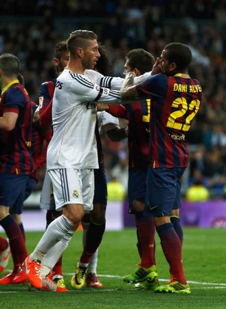 Fotos del clásico Madrid-Barcelona, una batalla de infarto.