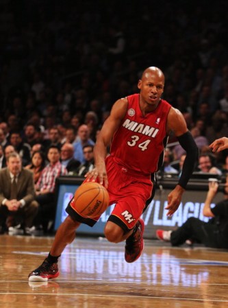 Ray Allen #34 del Heat.