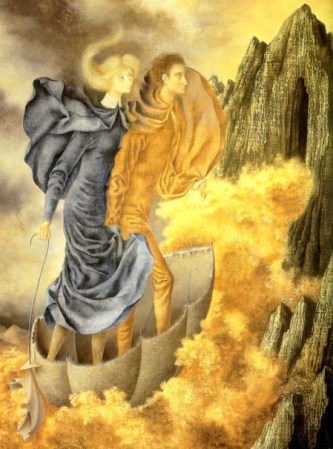 Remedios Varó (España 1908- 1963) esta artista escapó del fascismo europeo y se refugió en México. Fue cercana al movimiento surrealista de Bretón. Su obra está plagada de imágenes oníricas increíbles.