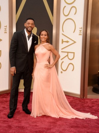 Actor Will Smith con su esposa, la actriz Jada Pinkett Smith