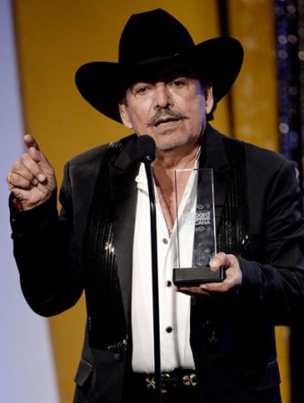 Joan Sebastian en los Billboard Mexicanos 2013.