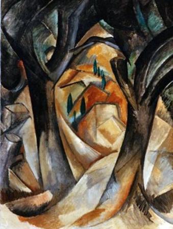 El Museo Metropolitano de Nueva York “Met” recibe una colección de arte valorada en más de 1,000 millones. He aquí "Trees at L'Estaque" (Arboles en L’Estaque) por Georges Braque.