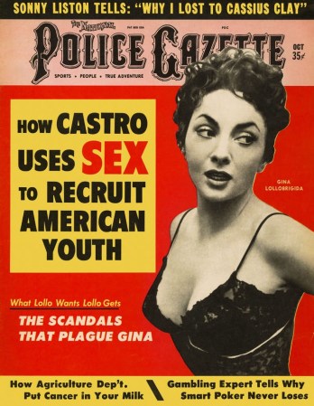 Todo escándalo (o posible escándalo) quedó registrado en las páginas del "Police Gazette".