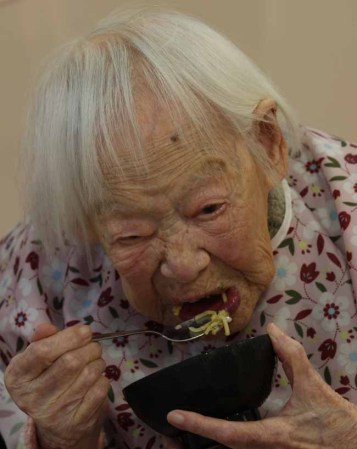 Misao Okawa, la mujer más vieja del mundo cumple 116 años.