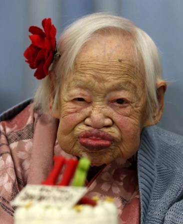 Misao Okawa, la mujer más vieja del mundo cumple 116 años.