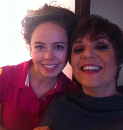 Eva Daniela y María Barbosa, nieta y abuela en “Los miserables”.