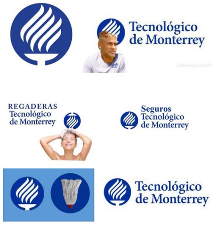La reciente actualización de logo del Tecnológico de Monterrey también ha sido víctima de la mofa de los usuarios.