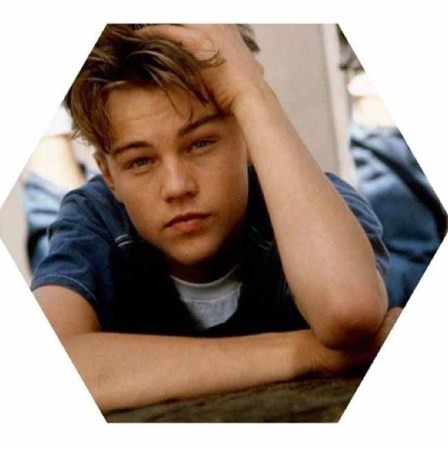 Leonardo DiCaprio cuando era sólo un niño.