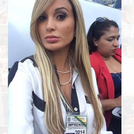 Andressa Urach, una Miss Bum-Bum que quiere ser la "Novia del Mundial".