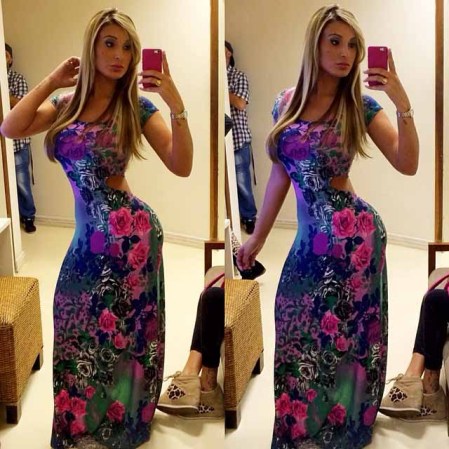 Andressa Urach, una Miss Bum-Bum que quiere ser la "Novia del Mundial".
