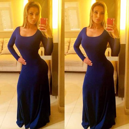 Andressa Urach, una Miss Bum-Bum que quiere ser la "Novia del Mundial".