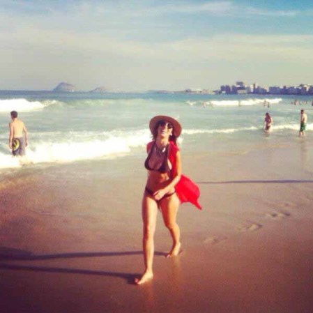 Jhendelyn muestra fotos de su estancia en Brasil y lo bien que lo pasa mientras cubre el Mundial.