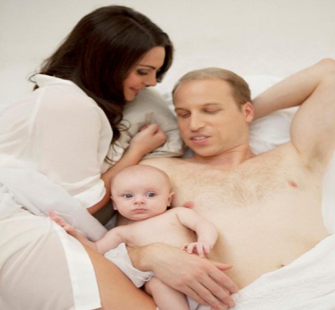 Esta podría ser la imagen de la familia real un domingo por la mañana, ¿cierto?