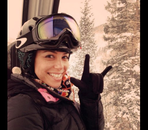 Eva Longoria definitivamente la pasó muy bien en Vail.