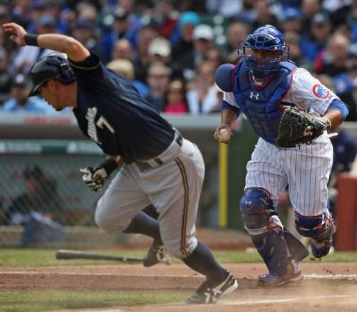 Los Cubs enfrentaron a los Brewers de Milwaukee.