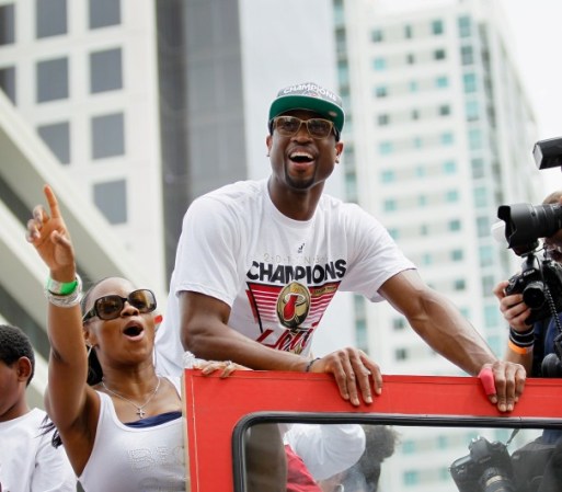 Los Heat prendieron a su paso durante el desfile y el gran festejo que culminó en la Miami Airlines Arena.