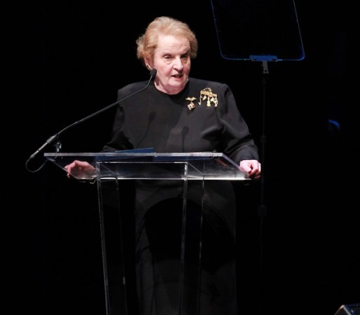 Exsecretaria de Estado Madeleine Albrigh.