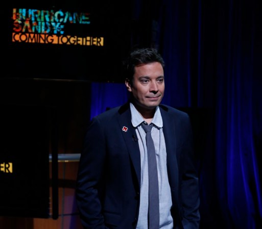 El presentador y comediante Jimmy Fallon participó también en el concierto.