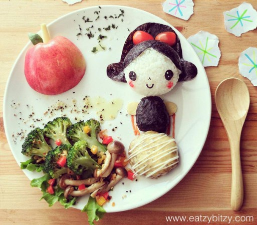 Hello Kitty, Snoopy y los Minions son algunos de los personajes que adornan los platos de Samantha Lee, una mamá que lo hace todo para que sus hijas coman bien.