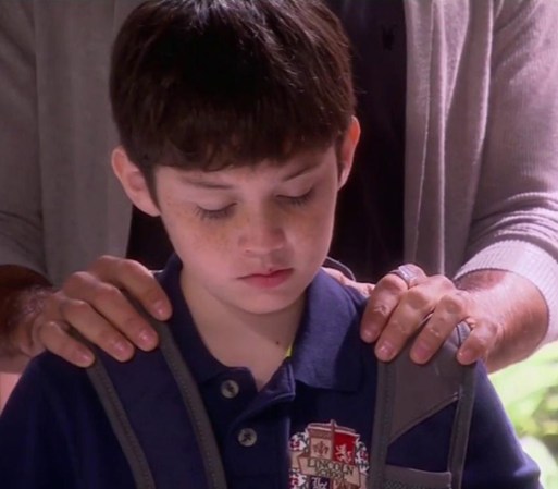 Santiago recoge a Willy en el colegio y lo lleva a casa de los Cano donde lo presenta como Guillermo su hijo. Todos se quedan helados, incluyendo a Amanda y Begoña.