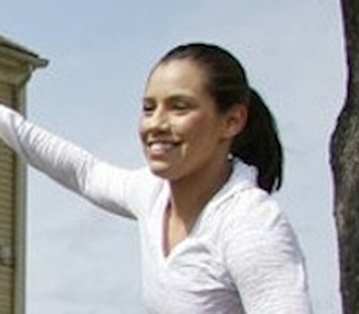 Alexis Wright es una instructora de gimnasia de 29 años especializada en el ejercicio rítmico zumba.