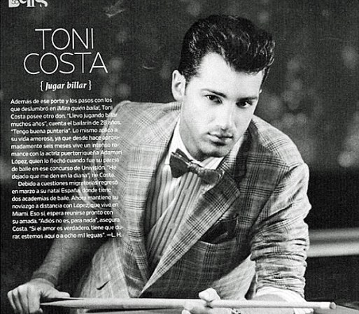 Toni Costa, bailarín