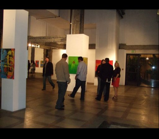 Arte en exhibición en el centro de Los Ángeles