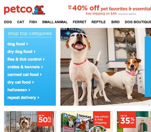 Petco <br /><br />Industria: Productos para mascotas <br /><br />Puestos de trabajo: Supervisor de distribución, Mantenimiento, Especialista en animales acuáticos. <br /><br />Las plazas son para: Illinois, Ohio, Oklahoma, Florida, Nueva Jersey, California, DC, Texas, Tennessee, Wisconsin, NY, Virginia.