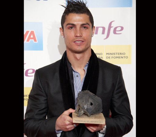 Cristiano Ronaldo dos Santos Aveiro es un futbolista portugués. Considerado como uno de los mejores del mundo.Es el sexto máximo goleador de la historia del Real Madrid, su actual equipo. Superó en esta temporada, 2012-2013 a mitos del madridismo como Amancio, Butragueño, Pirru y Gento.